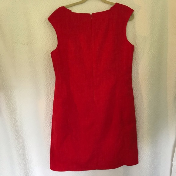 Red Shift Dress - Picture 3 of 3